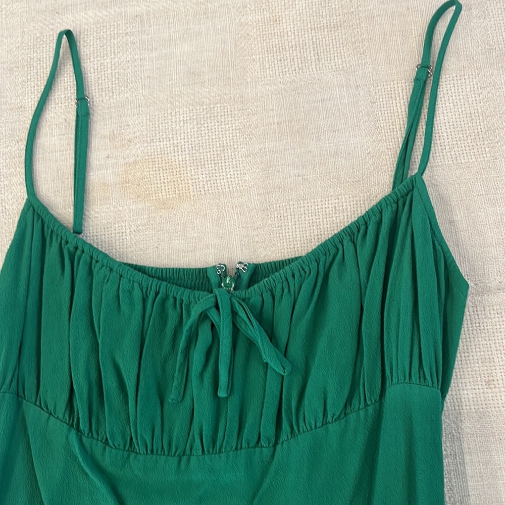 Aritzia Green Mini Dress - Picture 3 of 5